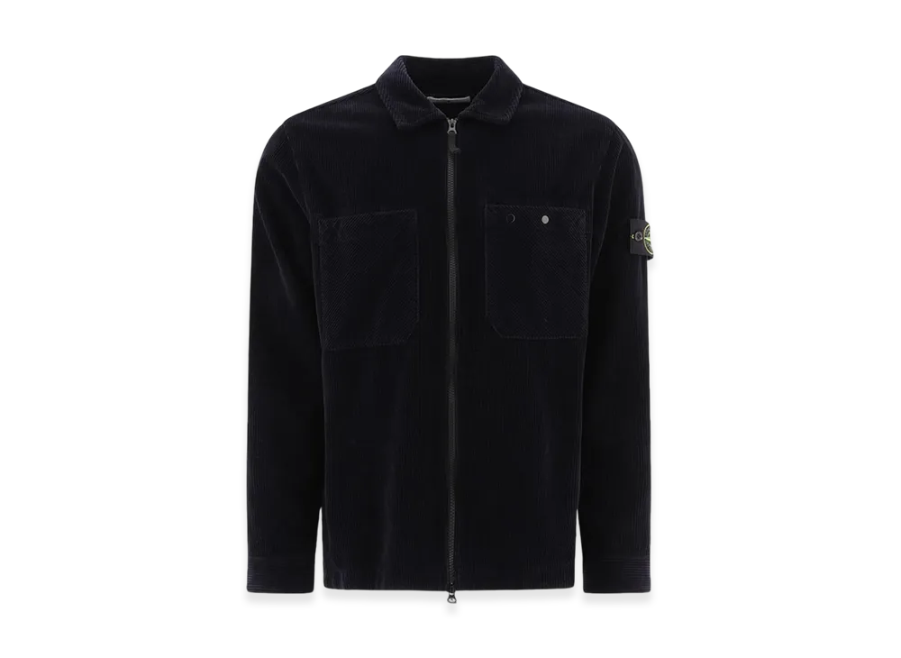 Stone Island 11604 Corduroy Shirt Jacket - 24FW "Navy Blue"