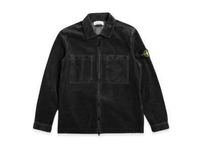 Stone Island 11604 Corduroy Shirt Jacket - 24FW "Black"