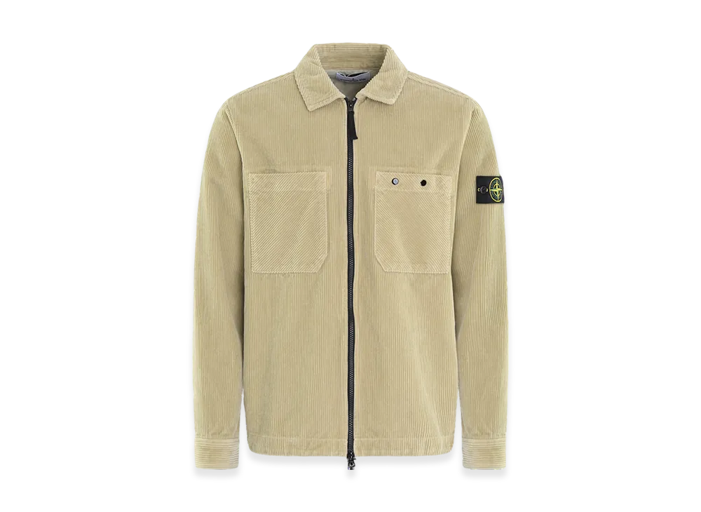 Stone Island 11604 Corduroy Shirt Jacket - 24FW "Stucco"