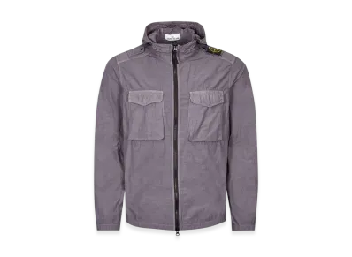 Stone Island 11602 Naslan Light Hooded Overshirt - 21SS "Pewter Grey"
