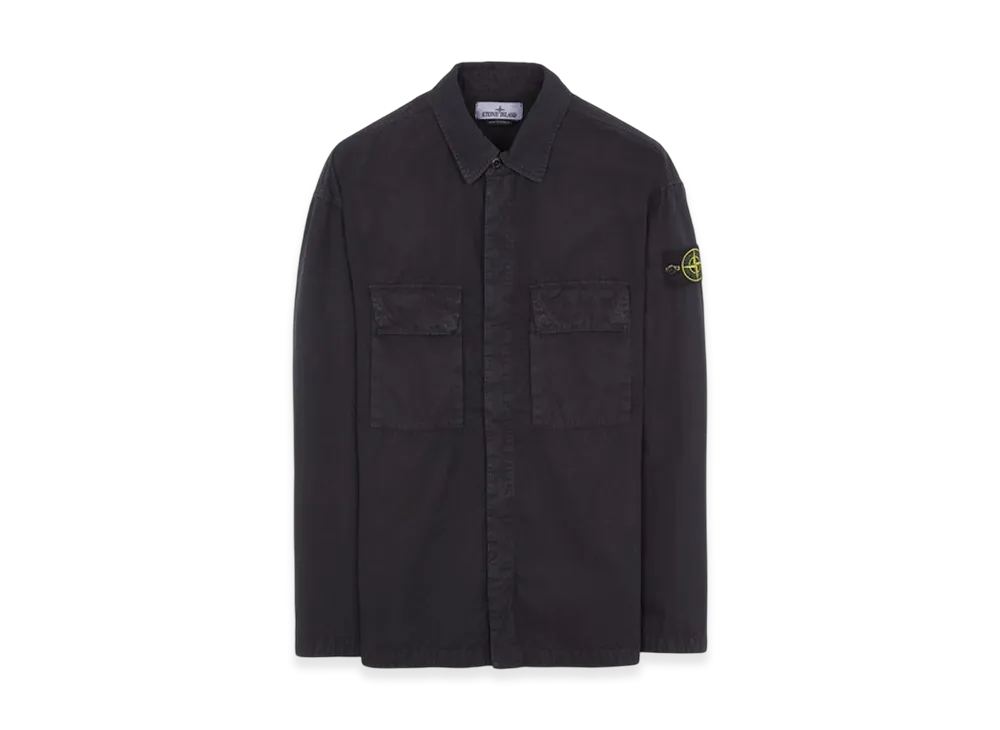 Stone Island 115WN Old Treatment Overshirt - 23SS "Navy Blue"