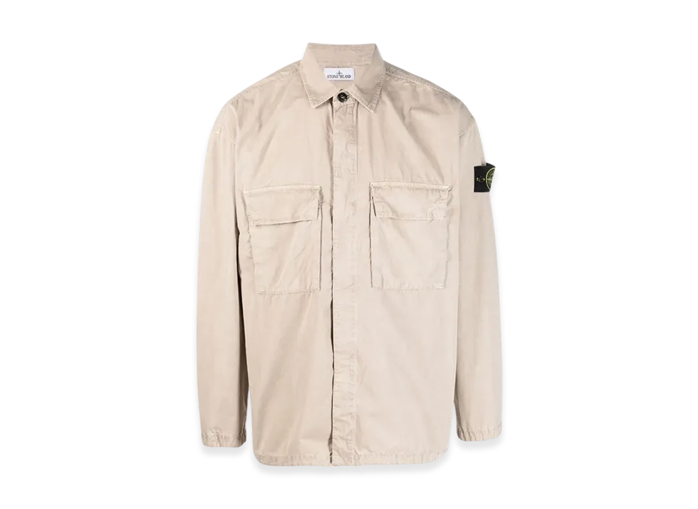Stone Island 115WN Old Treatment Overshirt - 23SS "Dove Grey"