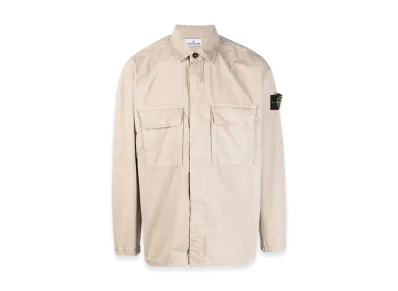 Stone Island 115WN Old Treatment Overshirt - 23SS "Dove Grey"