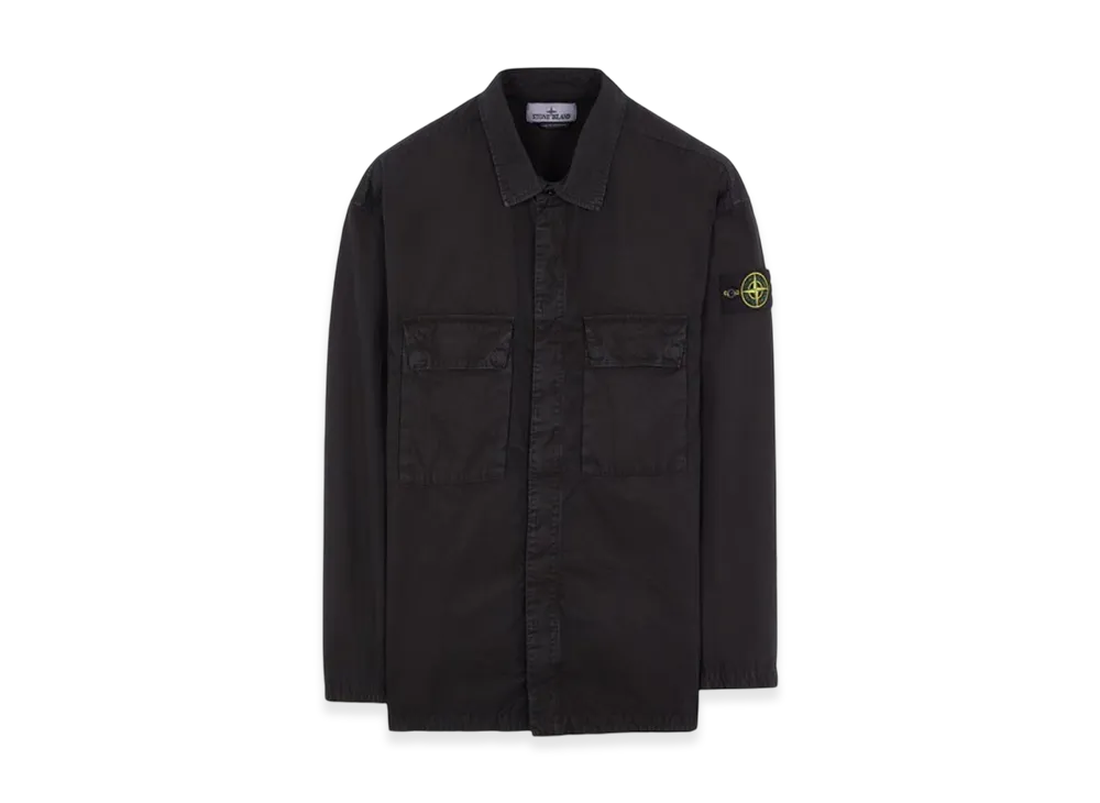 Stone Island 115WN Old Treatment Overshirt - 23SS "Black"