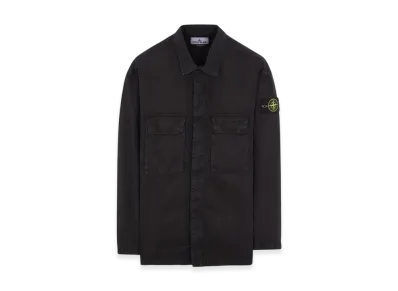 Stone Island 115WN Old Treatment Overshirt - 23SS "Black"