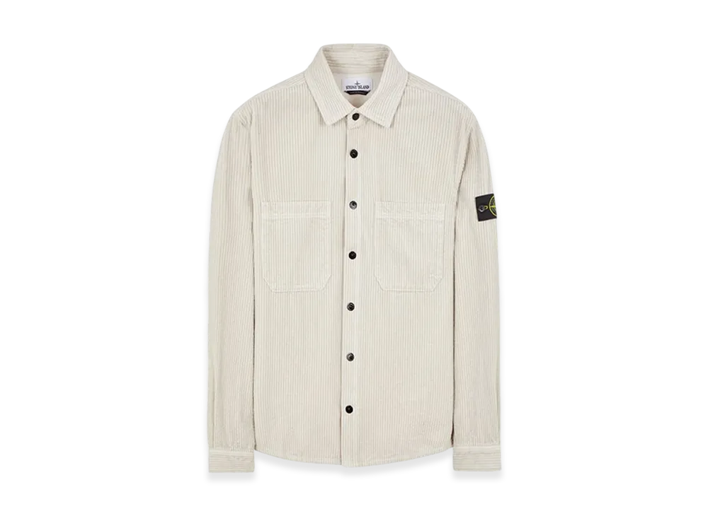 Stone Island 11311 11 Corduroy 400 TC Overshirt - 23FW "Stucco"