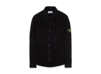 Stone Island 11311 11 Corduroy 400 TC Overshirt - 23FW "Black"