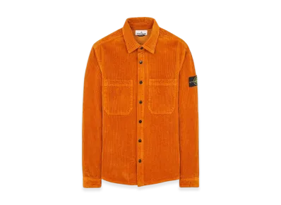 Stone Island 11311 11 Corduroy 400 TC Overshirt - 23FW "Rust"