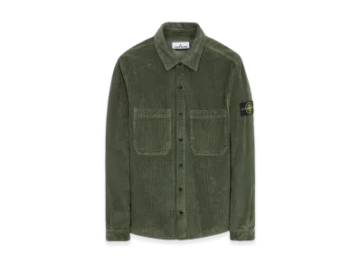 Stone Island 11311 11 Corduroy 400 TC Overshirt - 23FW "Sage Green"