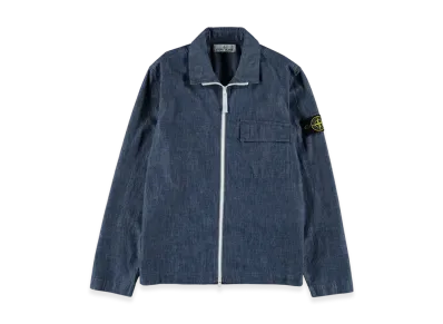 Stone Island 11207 Chambray Canvas Overshirt - 21SS "Wash"