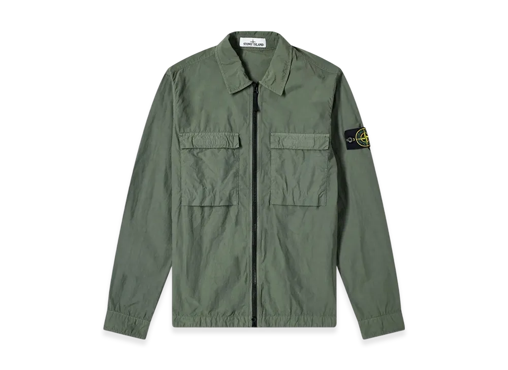 Stone Island 11102 Naslan Light Overshirt - 20SS "Olive Green"