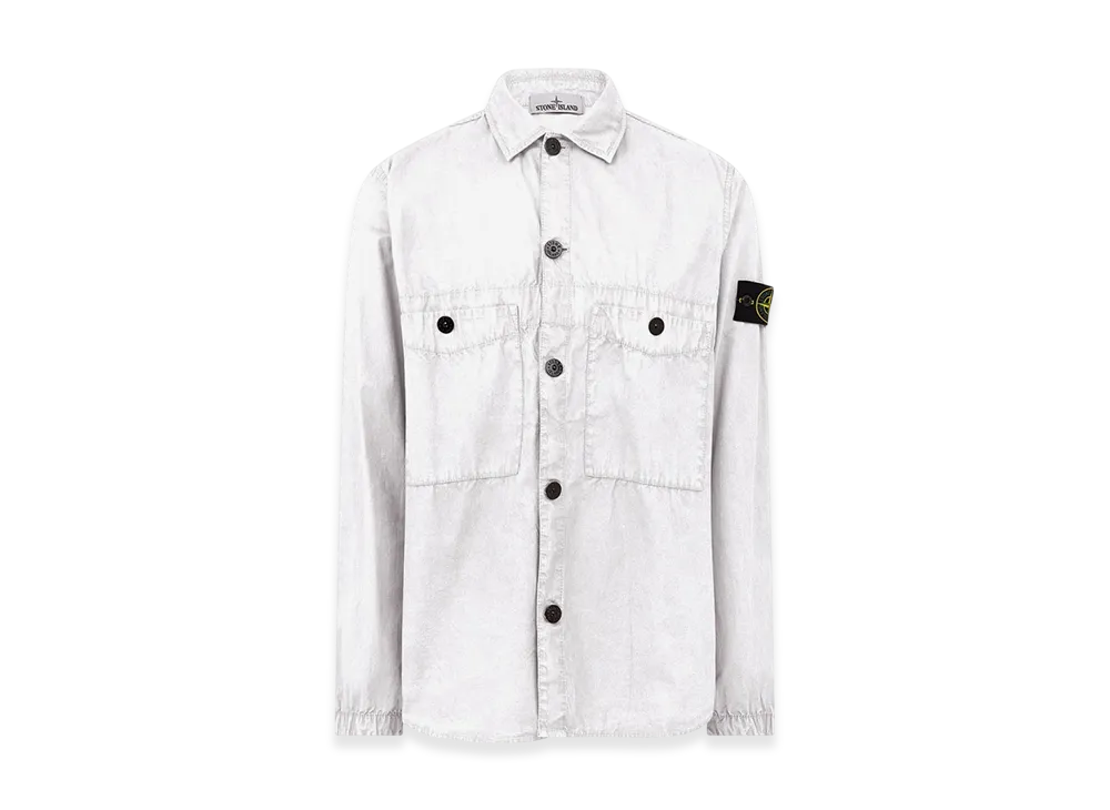 Stone Island 110WN T.CO+OLD Overshirt - 21SS "White"