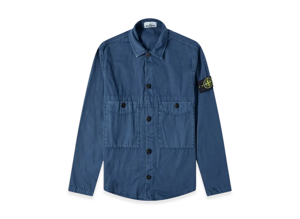 Stone Island 110WN T.CO+OLD Overshirt - 21SS "Avio Blue"