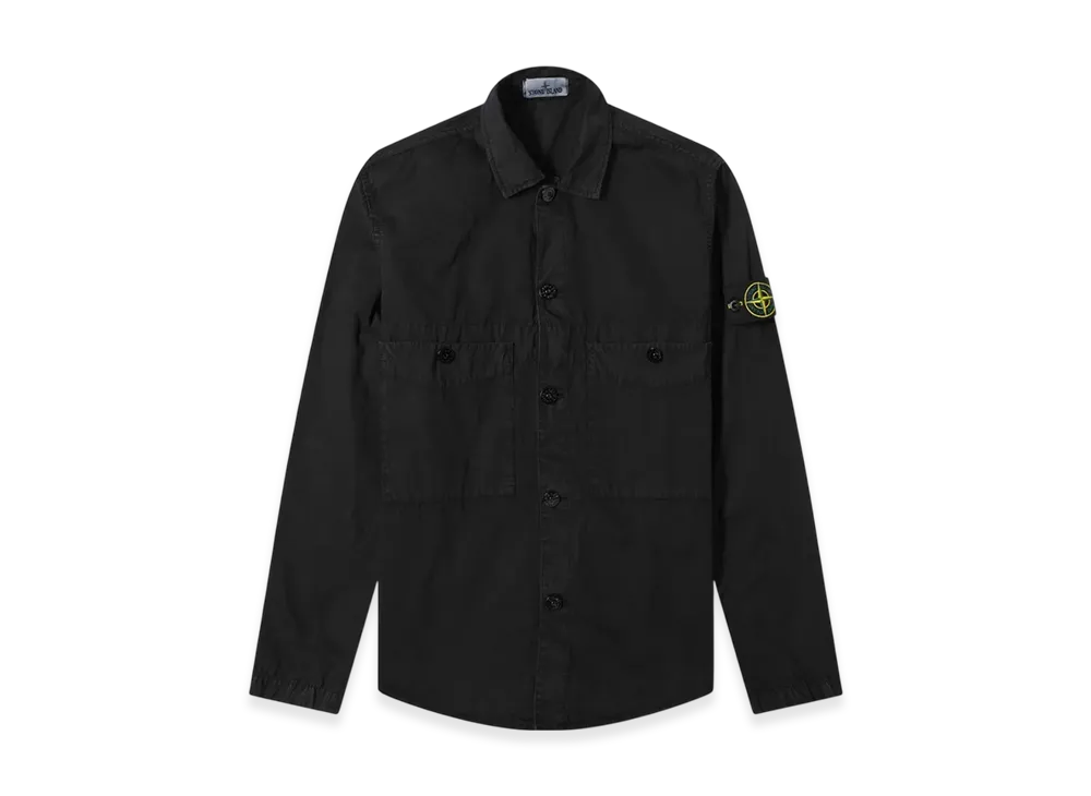 Stone Island 110WN T.CO+OLD Overshirt - 21SS "Black"