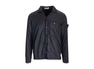 Stone Island 11025 Garment Dyed Micro Yarn with Primaloft TC Overshirt- 23SS "Black"