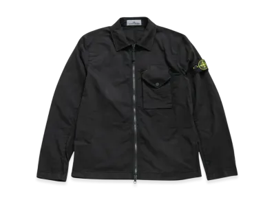 Stone Island 11010 Stretch Cotton Gabardine Overshirt - 23FW "Black"