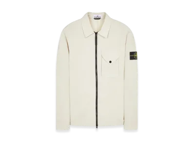 Stone Island 11010 Stretch Cotton Gabardine Overshirt - 23FW "Stucco"