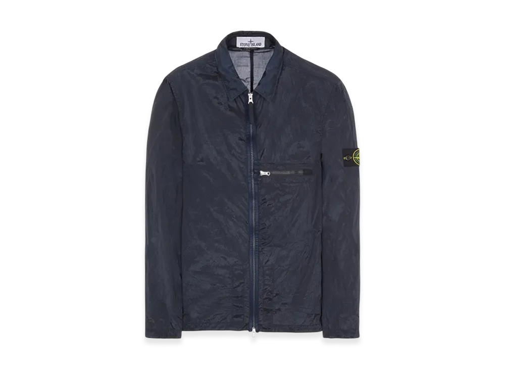 Stone Island 10919 Nylon Metal in Econyl Regenerated Nylon Overshirt -23SS "Navy Blue"