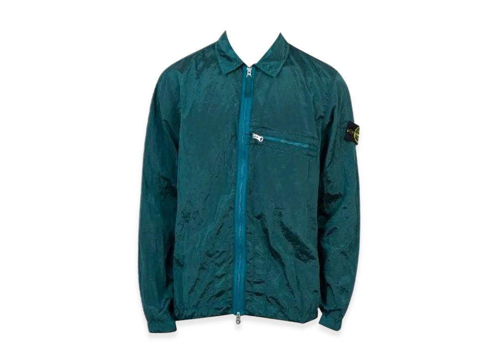 Stone Island 10919 Nylon Metal in Econyl Regenerated Nylon Overshirt - 23SS "Bottle Green"
