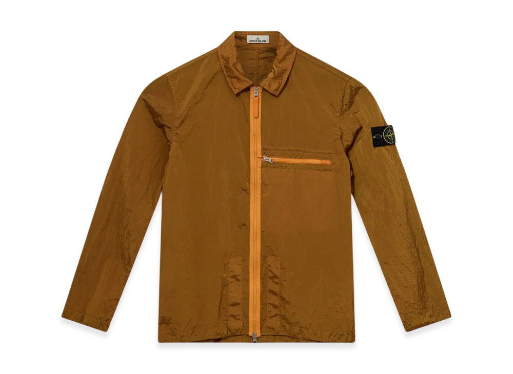 Stone Island 10919 Nylon Metal in Econyl Regenerated Nylon Overshirt - 23SS "Orange"