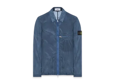 Stone Island 10919 Nylon Metal in Econyl Regenerated Nylon Overshirt -23SS "Avio Blue"
