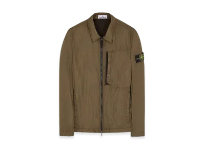 Stone Island 10723 Garment Dyed Crinkle Reps Recycled Nylon Jacket - 23FW "Olive Green"