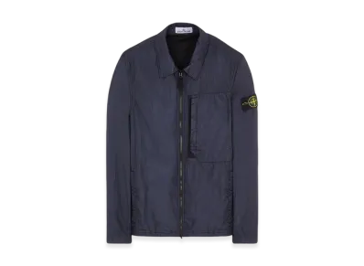 Stone Island 10723 Garment Dyed Crinkle Reps Recycled Nylon Jacket - 23FW "Navy Blue"
