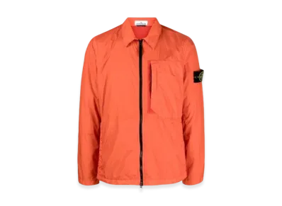 Stone Island 10723 Garment Dyed Crinkle Reps Recycled Nylon Jacket - 23FW "Lobster Red"