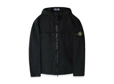 Stone Island 106WN Old Treatment Overshirt - 24SS "Black"