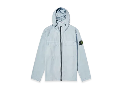Stone Island 106WN Old Treatment Overshirt - 24SS "Sky Blue"
