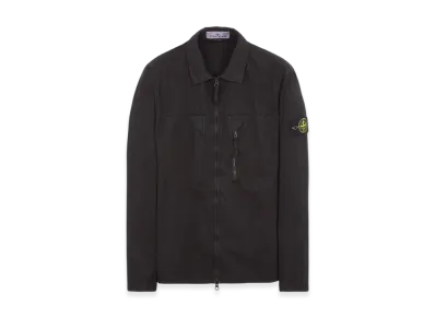 Stone Island 106WN Old Treatment Overshirt - 23SS "Black"