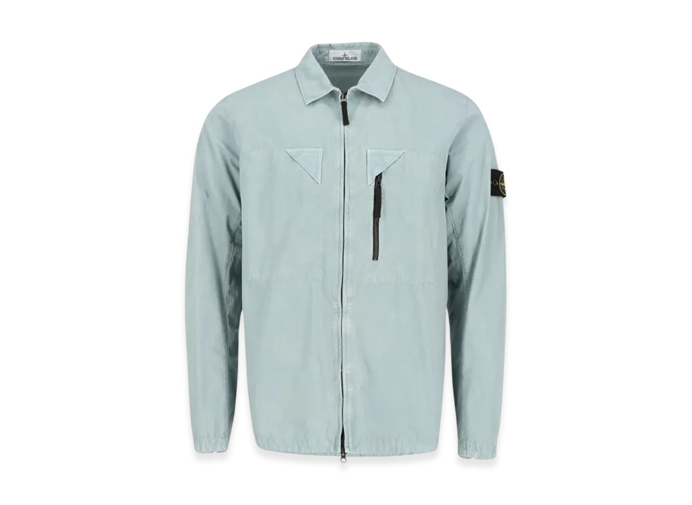 Stone Island 106WN Old Treatment Overshirt - 23SS "Sky Blue"