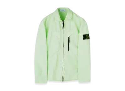 Stone Island 106WN Old Treatment Overshirt - 23SS "Light Green"
