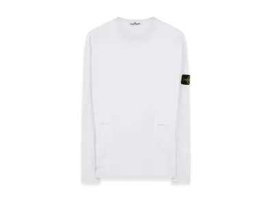 Stone Island 10619 Stretch Cotton Twill Overshirt - 21SS "White"