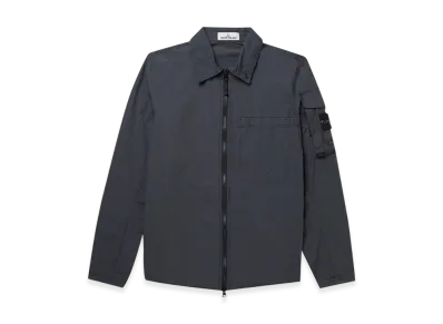 Stone Island 10502 Naslan Light Garment Dyed Overshirt - 22SS "Dark Grey"