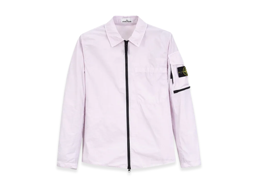 Stone Island 10502 Naslan Light Garment Dyed Overshirt - 22SS "Rose Pink"