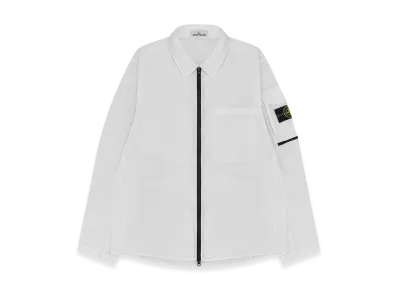 Stone Island 10502 Naslan Light Garment Dyed Overshirt - 22SS "White"