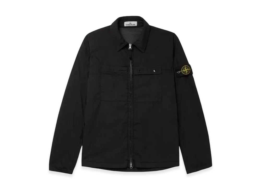 Stone Island 10404 Two Pocket Nylon Overshirt - 20FW "Black"