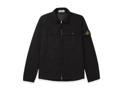 Stone Island 10404 Two Pocket Nylon Overshirt - 20FW "Black"