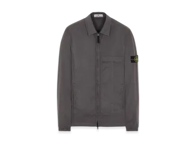 Stone Island 10319 Stretch Cotton Twill Overshirt - 21SS "Pewter Grey"