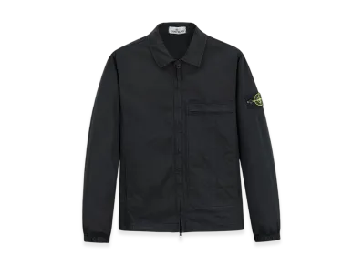 Stone Island 10319 Stretch Cotton Twill Overshirt - 21SS "Black"