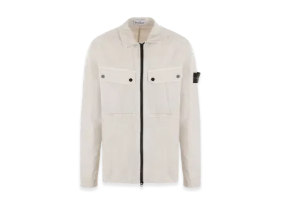 Stone Island 102WN Brushed Organic Cotton Overshirt - 23FW "Plaster"