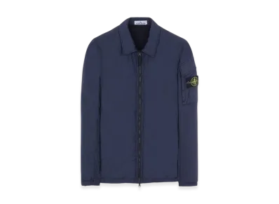 Stone Island 10223 Crinkle Reps Nylon Garment Dyed Overshirt - 22FW "Navy Blue"