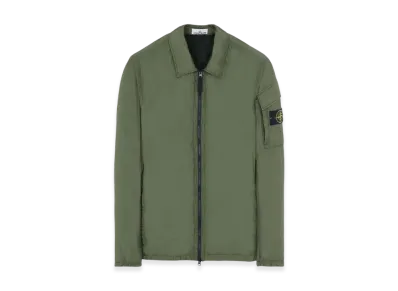 Stone Island 10223 Crinkle Reps Nylon Garment Dyed Overshirt - 22FW "Olive Green"