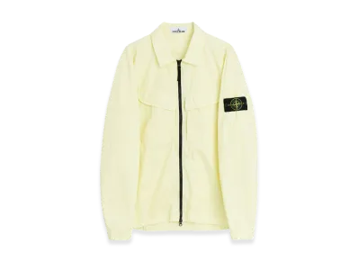 Stone Island 101WN Brushed Cotton Canvas T.CO+OLD Overshirt - 22FW "Butter"