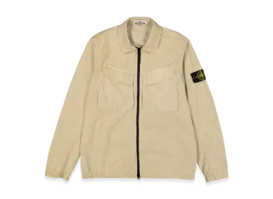 Stone Island 101WN Brushed Cotton Canvas T.CO+OLD Overshirt - 22FW "Beige"