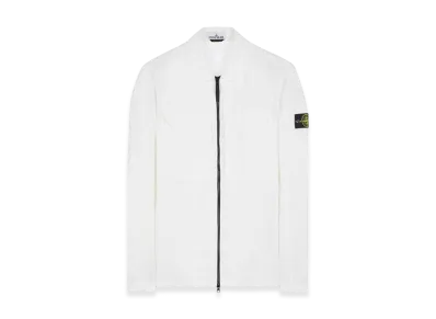 Stone Island 101WN Brushed Cotton Canvas T.CO+OLD Overshirt - 22FW "White"