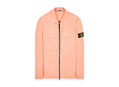 Stone Island 101WN Brushed Cotton Canvas T.CO+OLD Overshirt - 22FW "Peach"