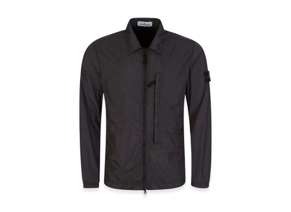 Stone Island 10123 Crinkle Reps Overshirt - 20FW "Dark Grey"