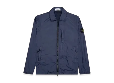 Stone Island 10123 Crinkle Reps Overshirt - 20FW "Marine Blue"